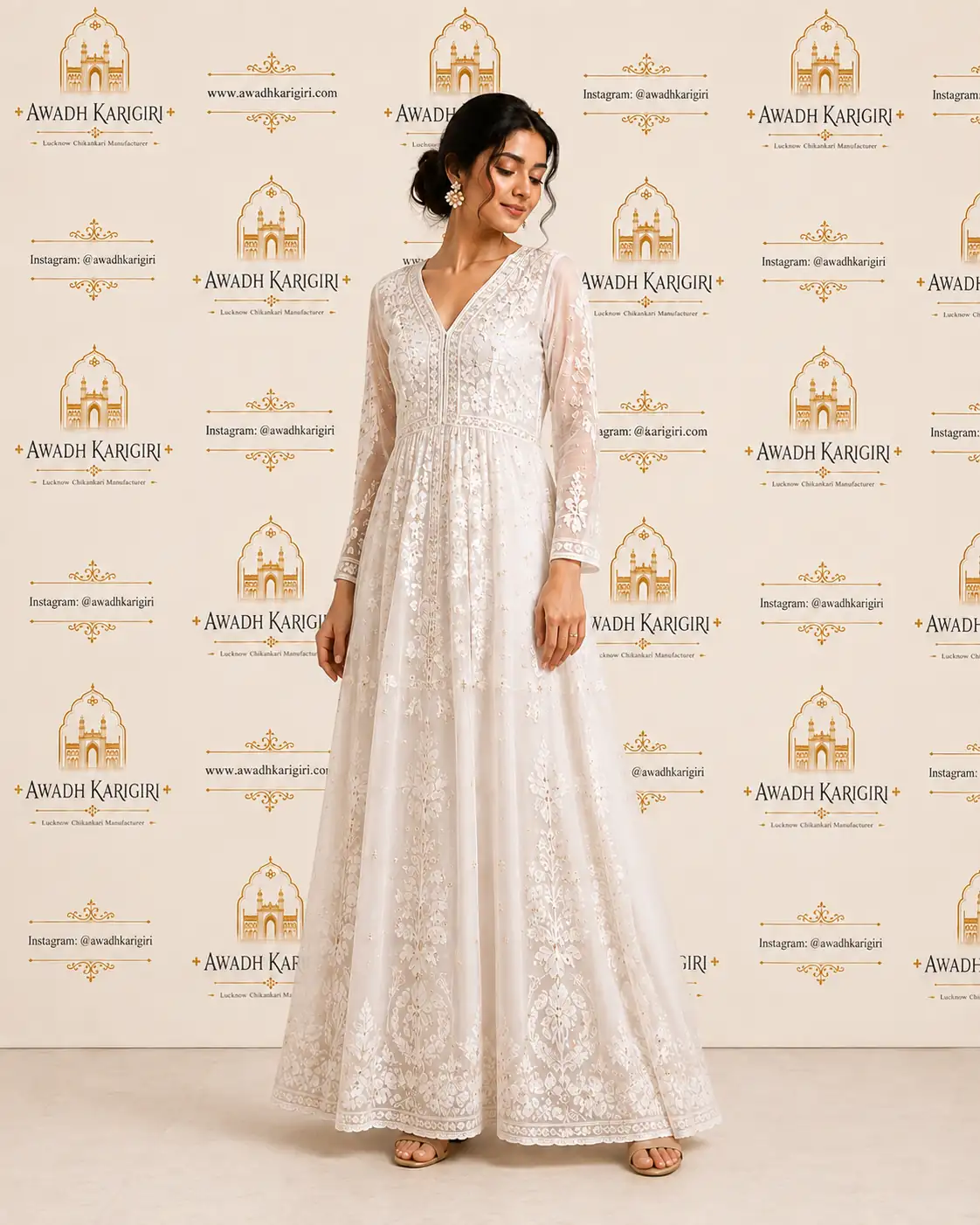 Couture Aari Work Dress 1