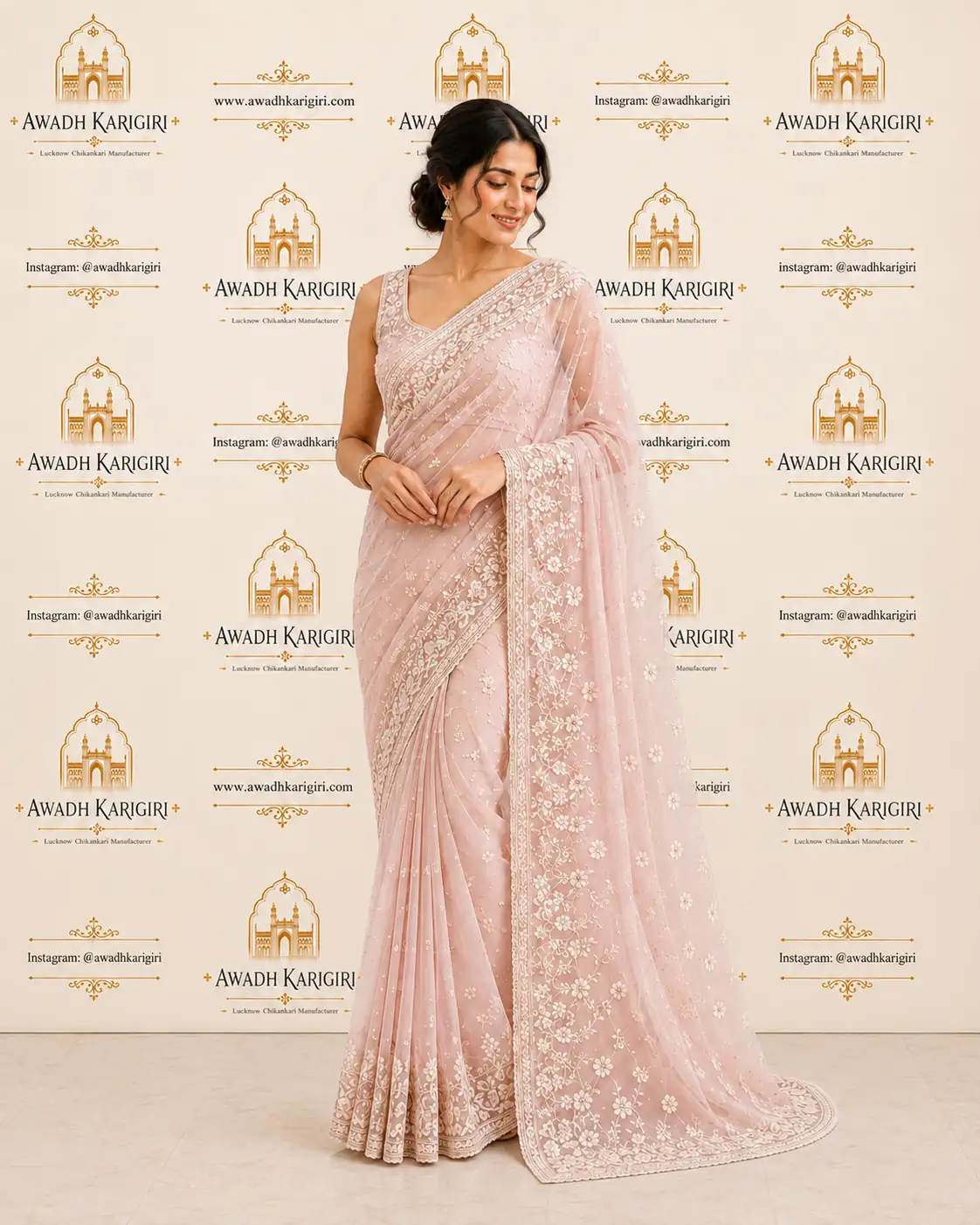 Heirloom Aari Work Saree 1