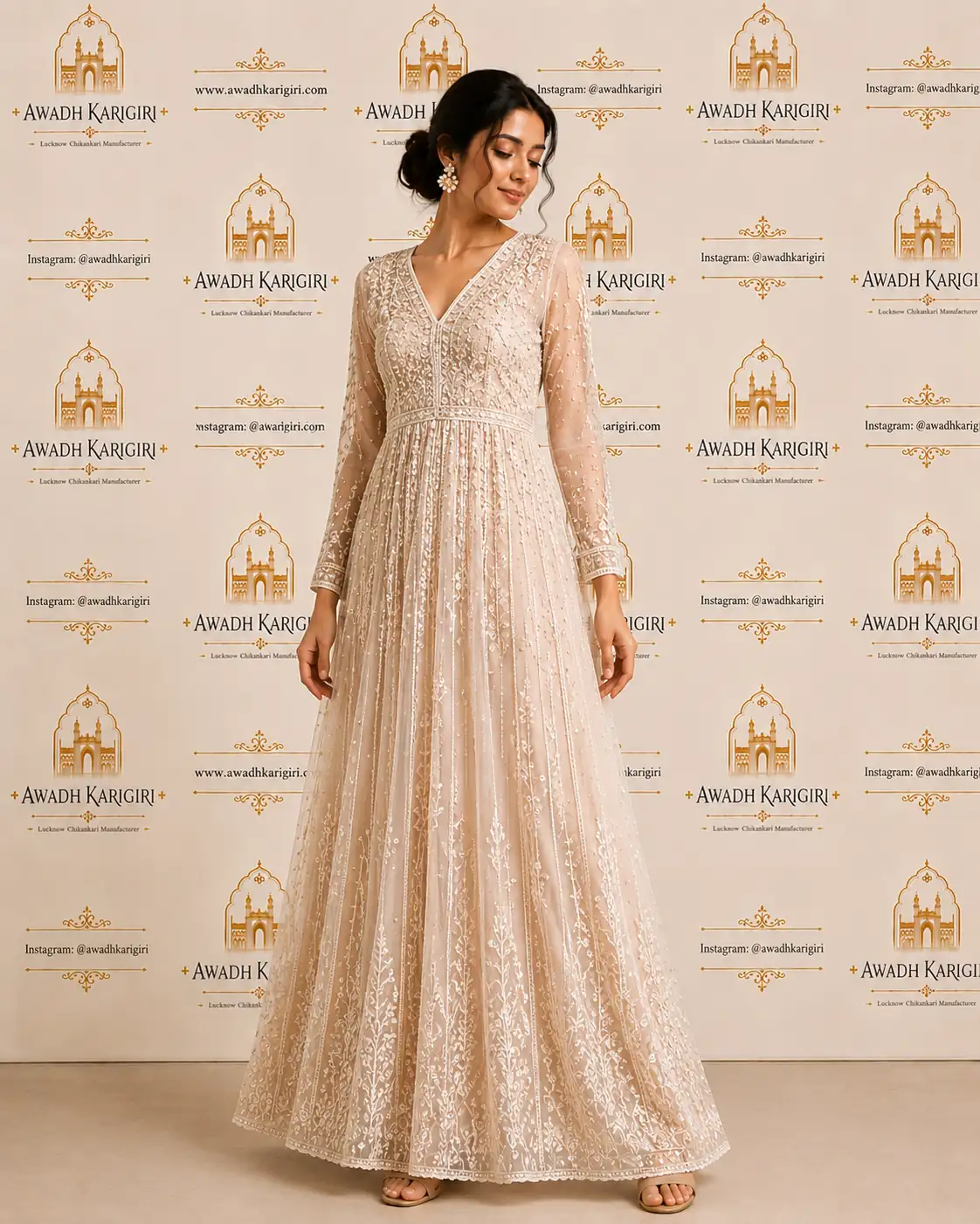 Couture Bead Work Dress 1